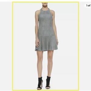 Gray Suede Parker Leona Dress